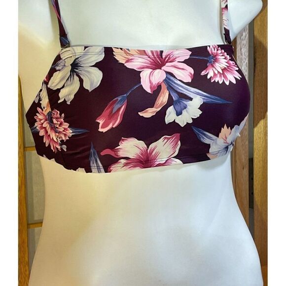 KonaâSolâD/DD FloralâSwimâTop - Picture 1 of 12